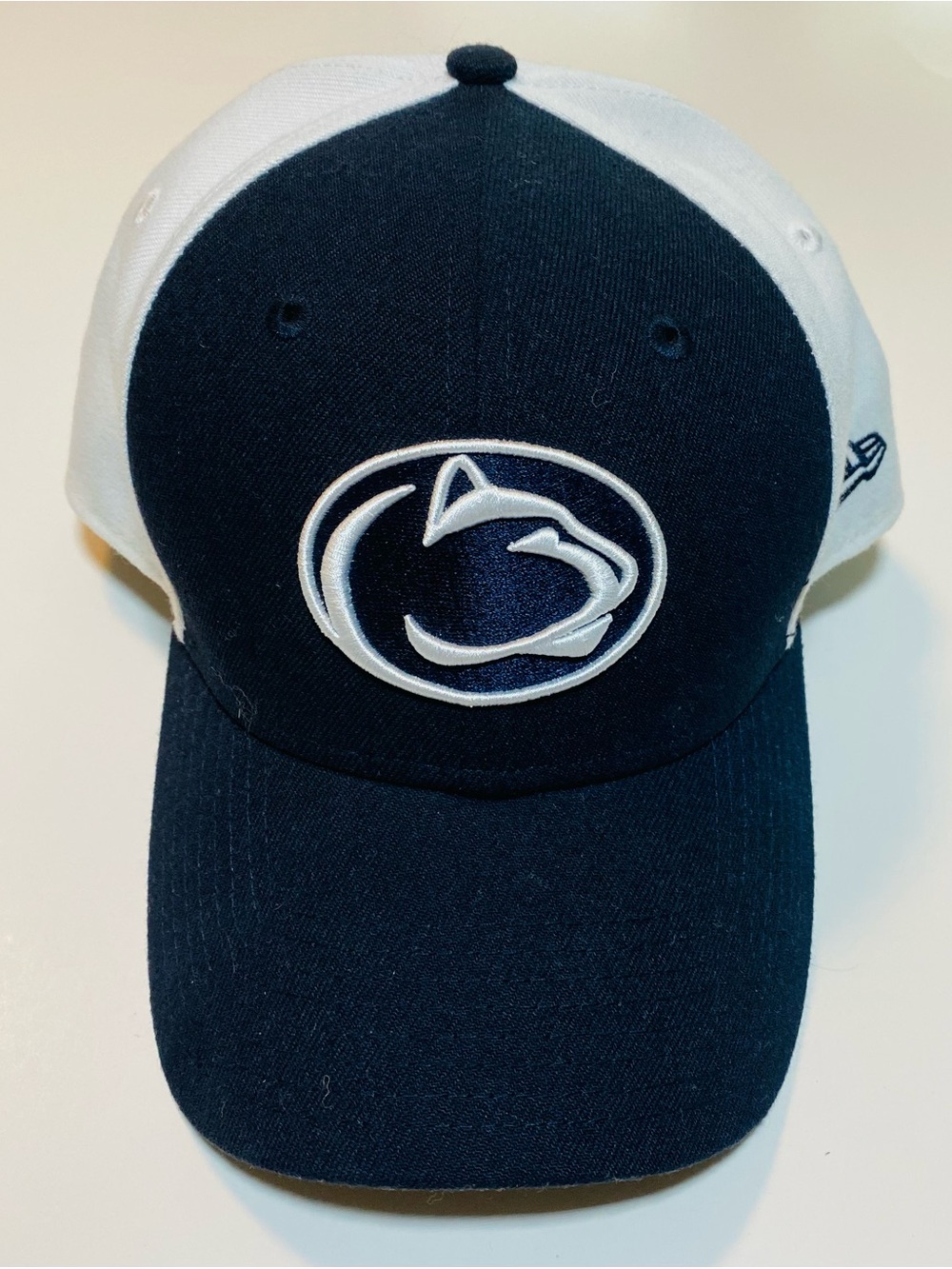 New Era Navy and White Penn State Cap